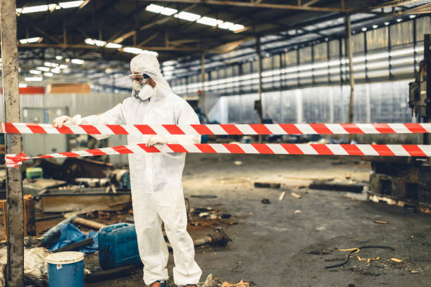 Professional Trauma Scene Cleanup technician working in Big Oak Flat, CA